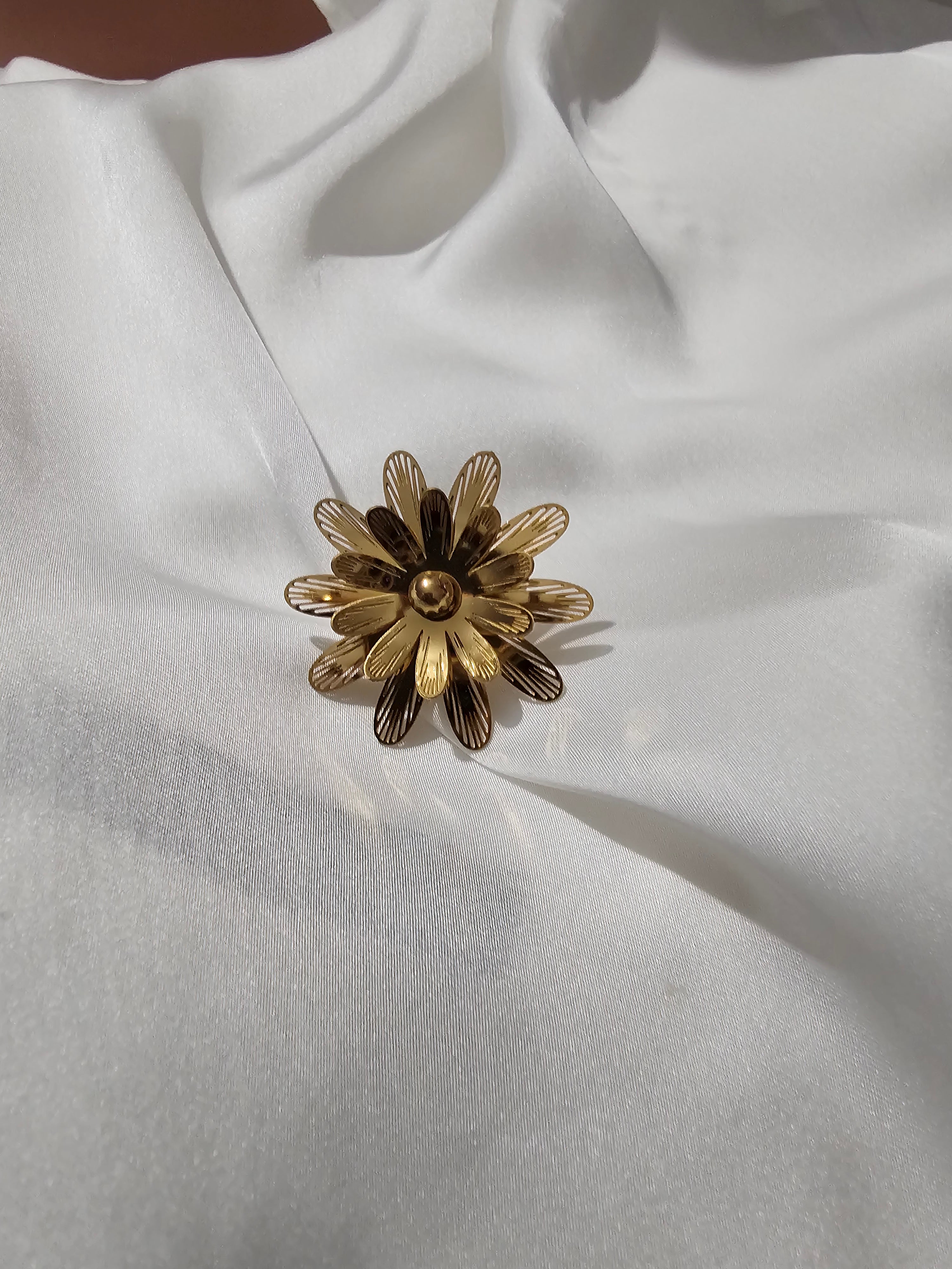 Bague ajustable doré