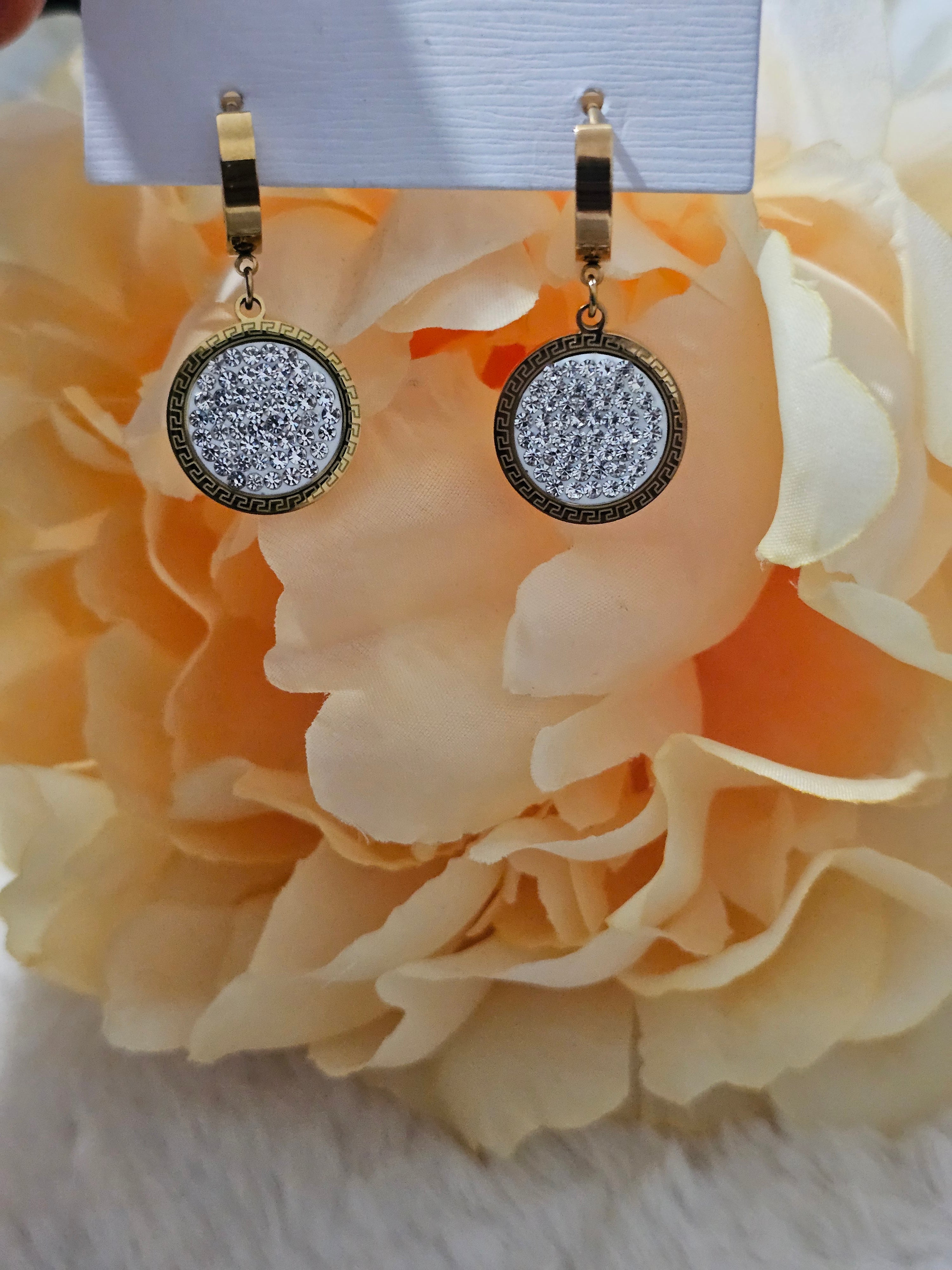 Boucle d'oreilles strass