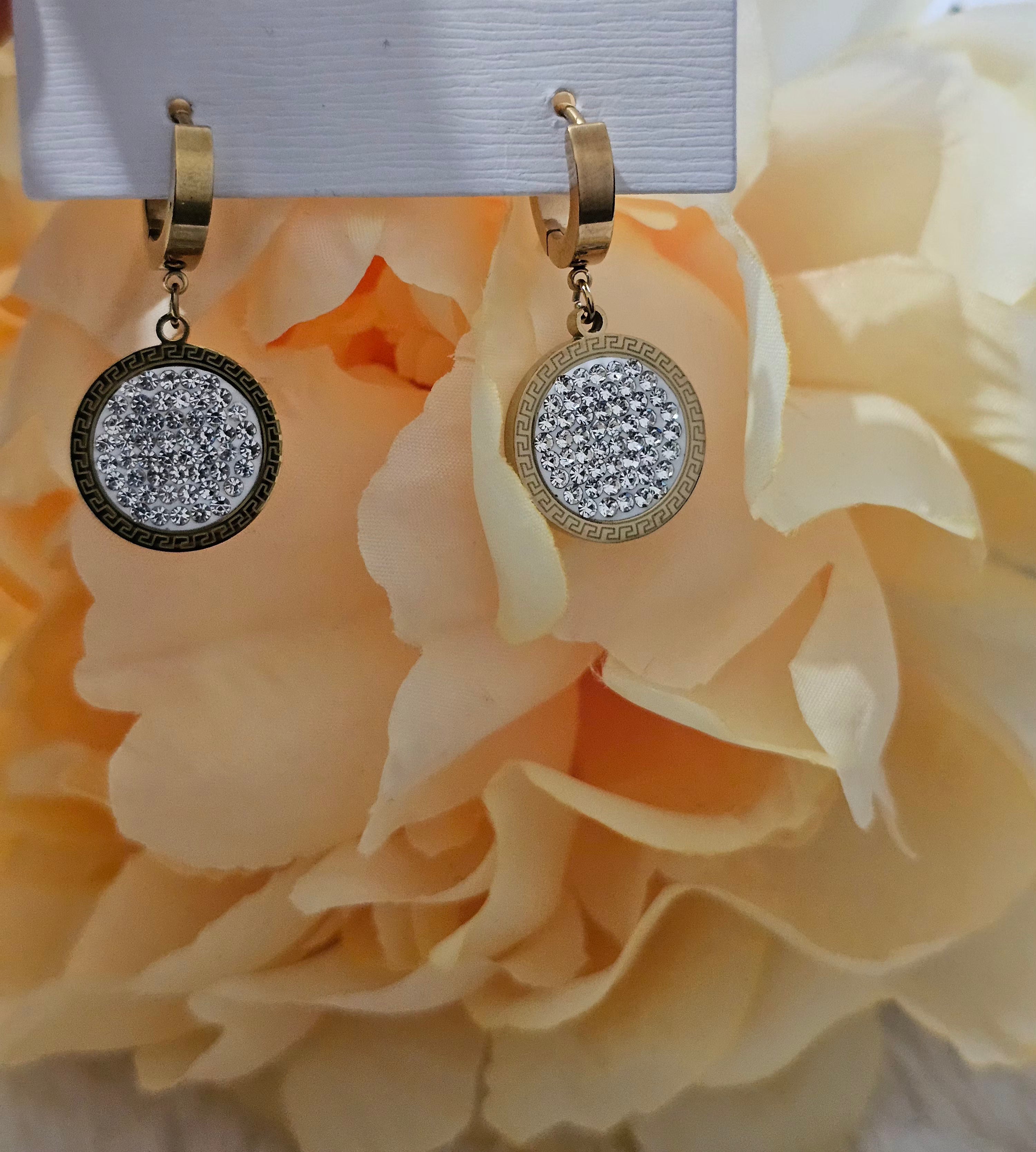 Boucle d'oreilles strass