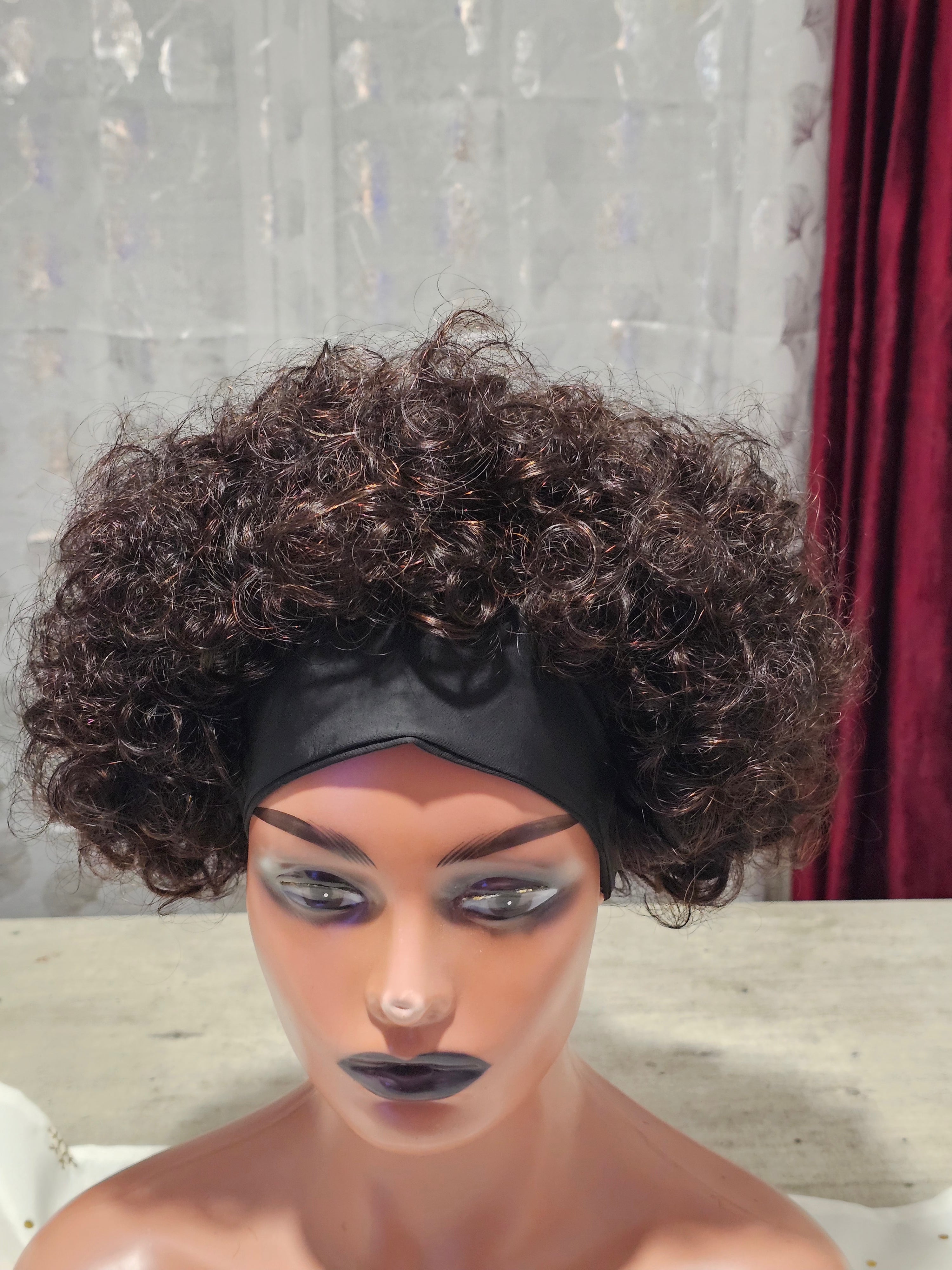 Perruque bandeau cheveux brésilien