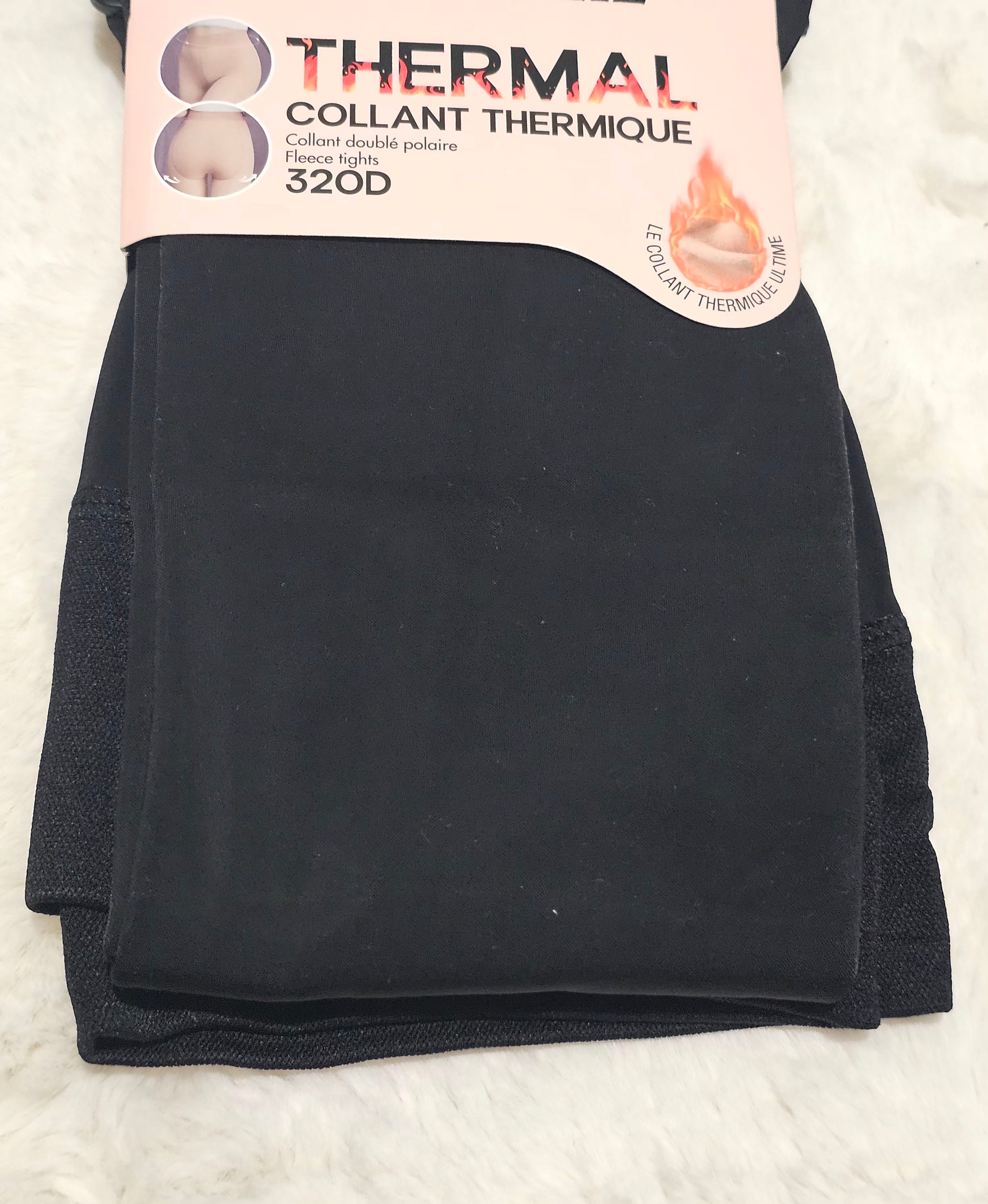 Collant thermique doublé polaire