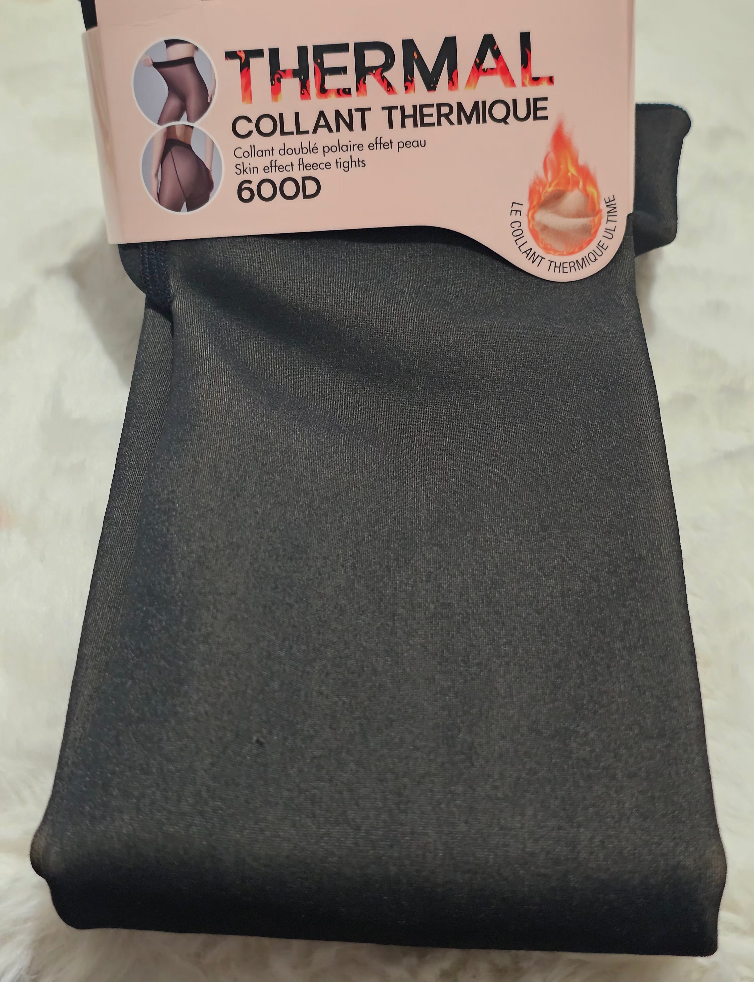 Collant thermique effet peau