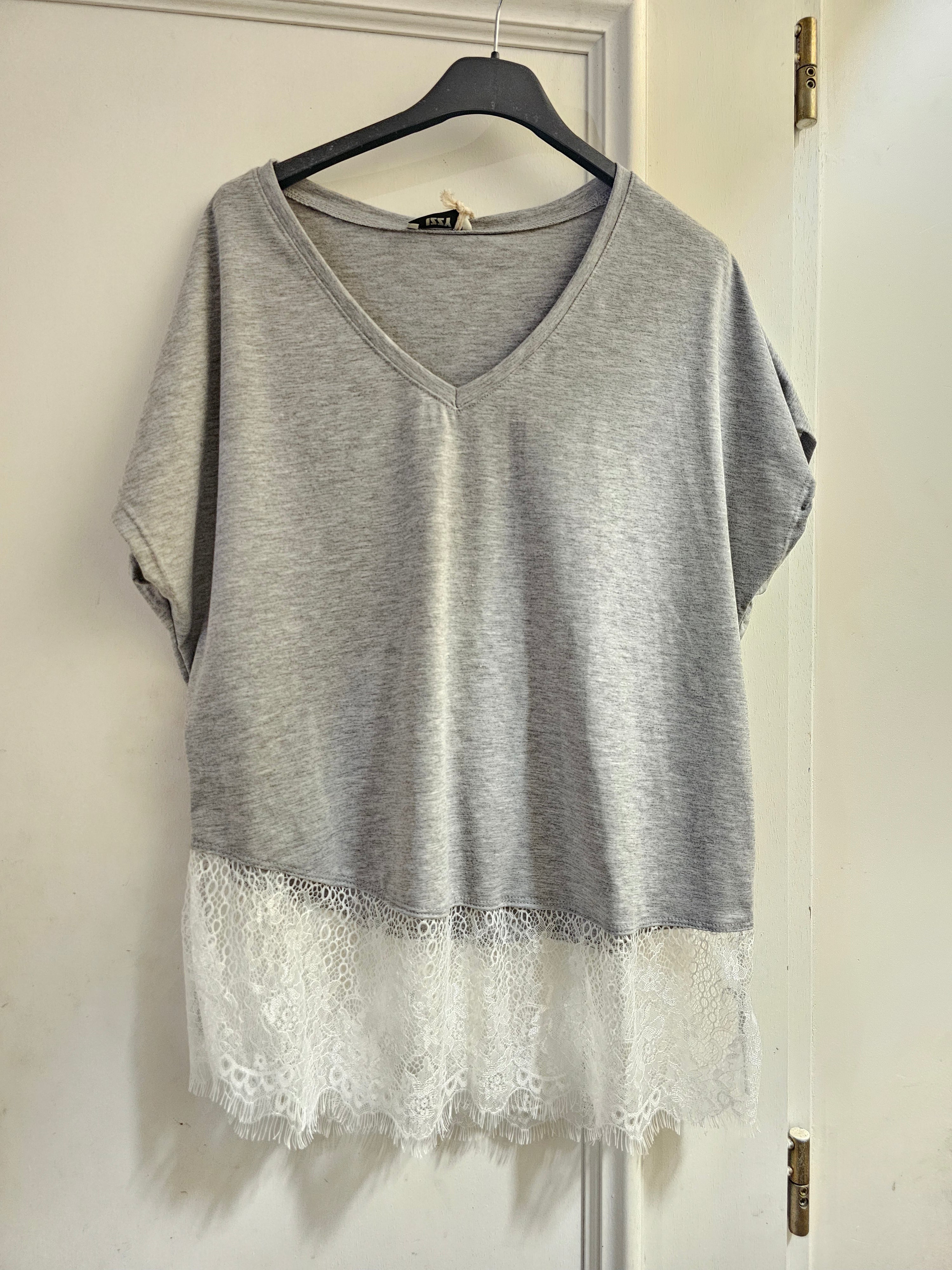 Tee-shirt dentelle