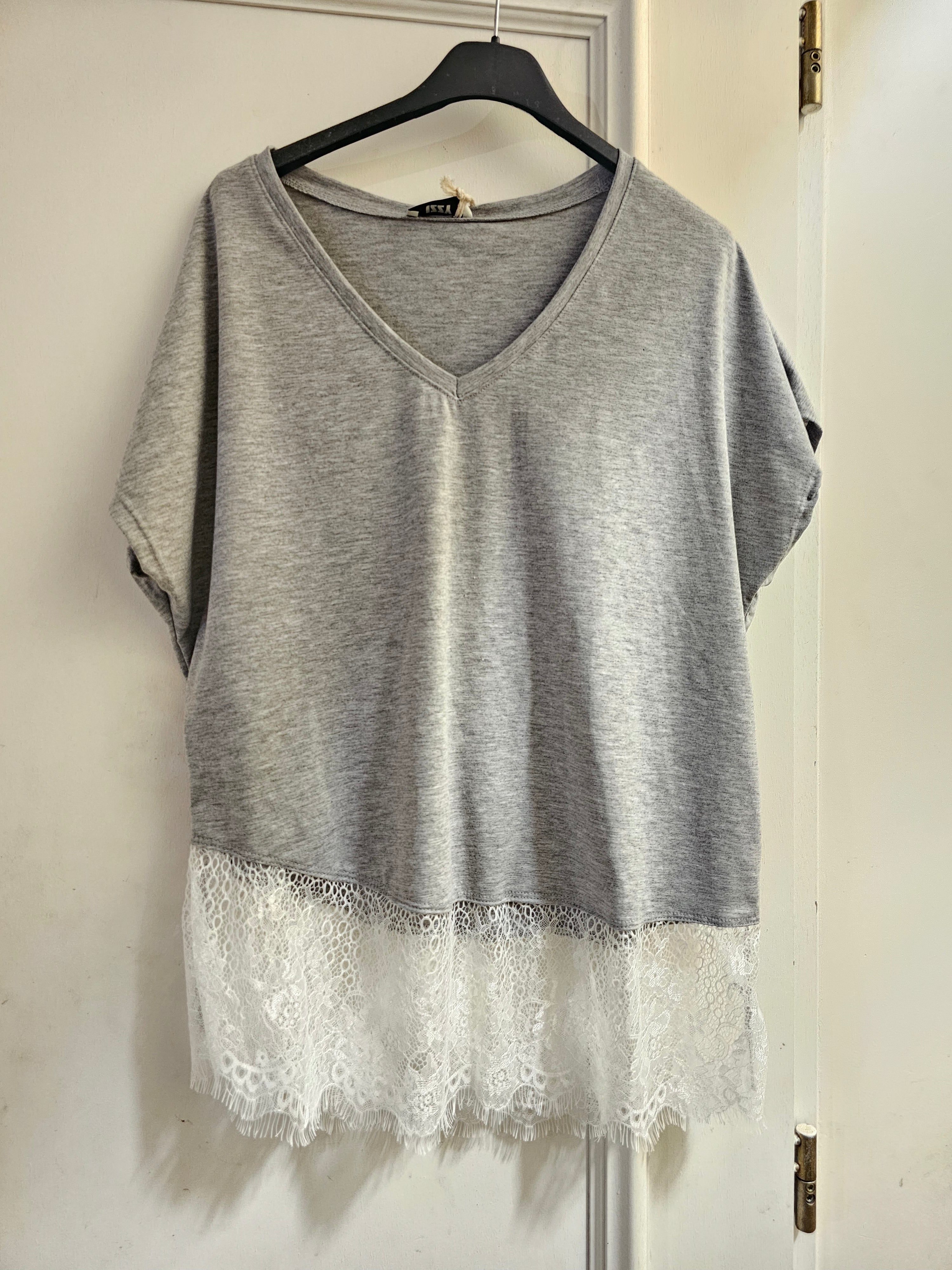 Tee-shirt dentelle