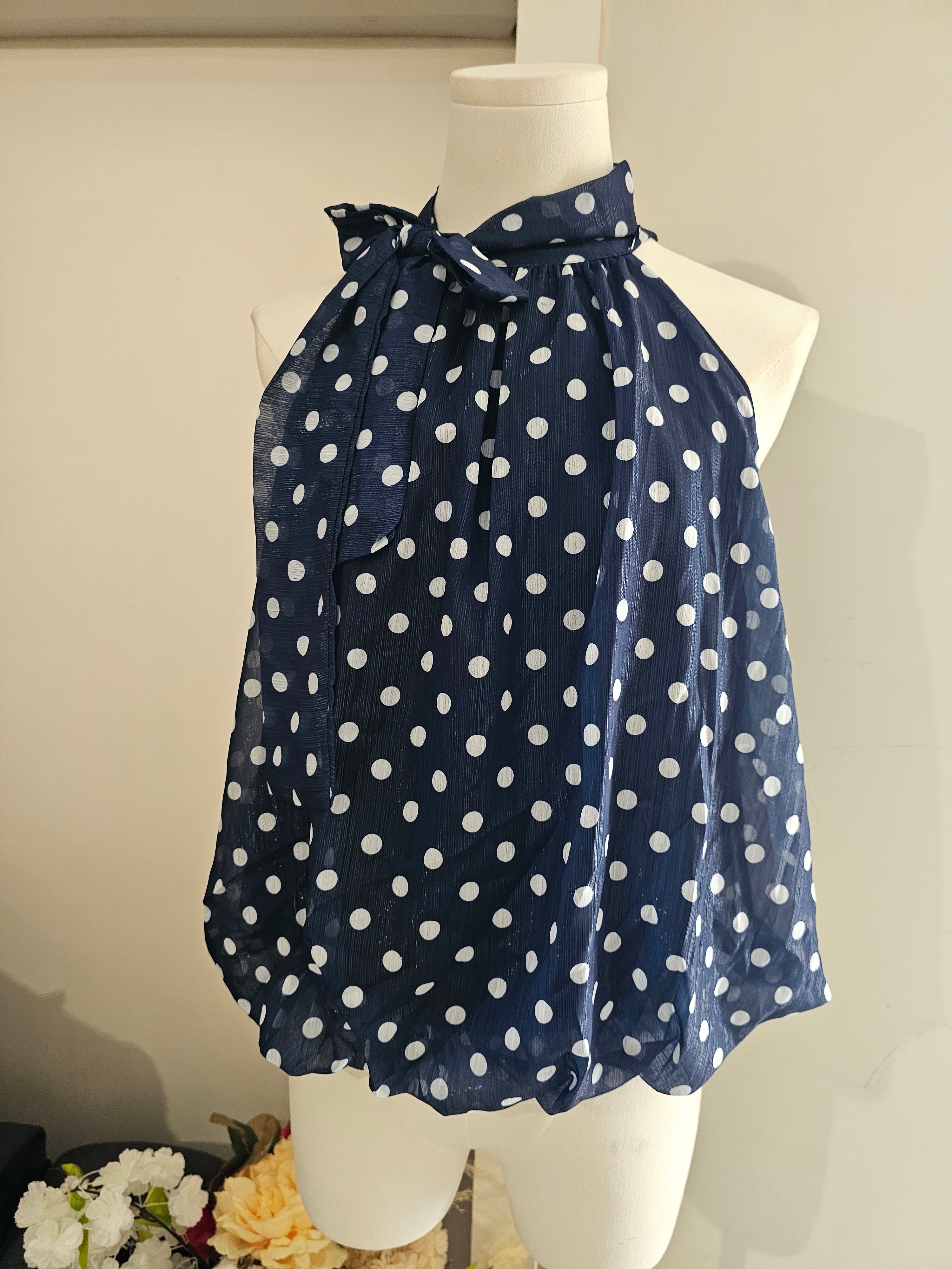 Top  ballons à pois