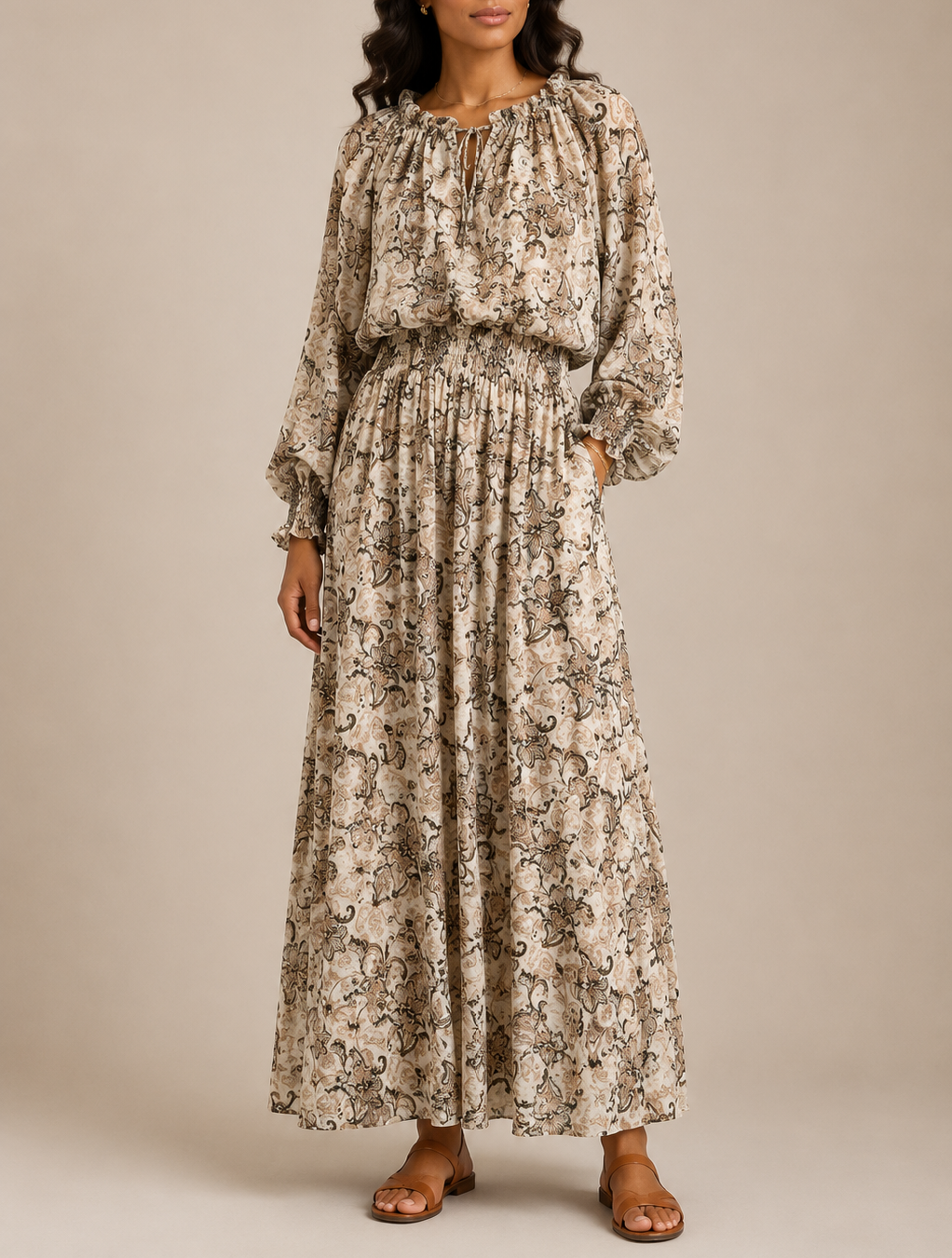 Robes d'été manches longues