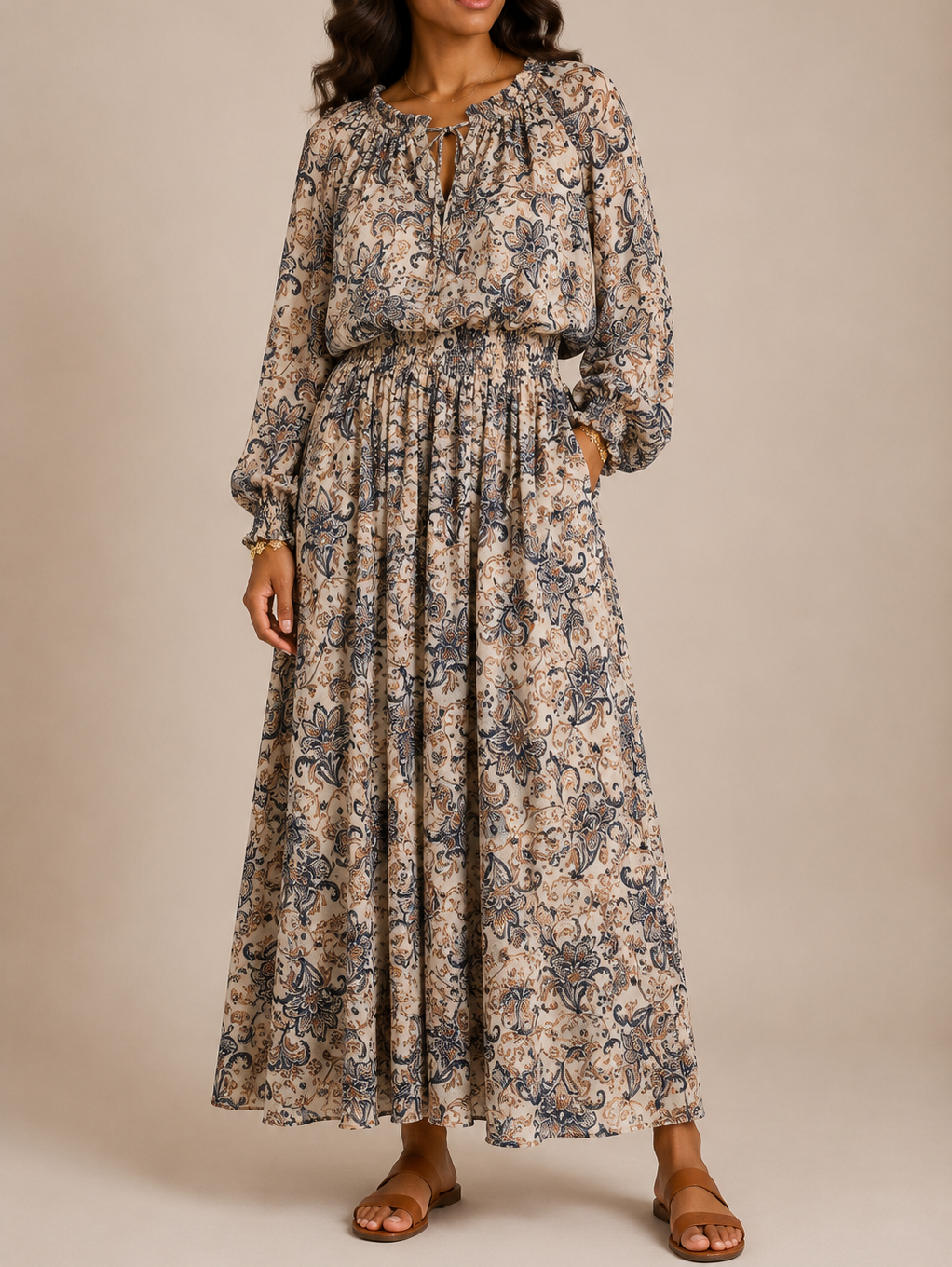 Robes d'été manches longues