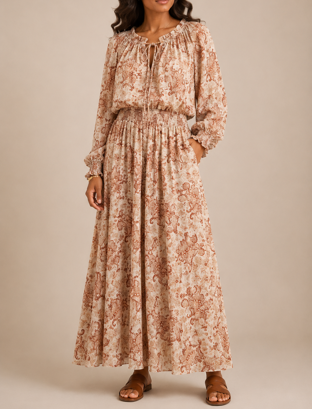 Robes d'été manches longues