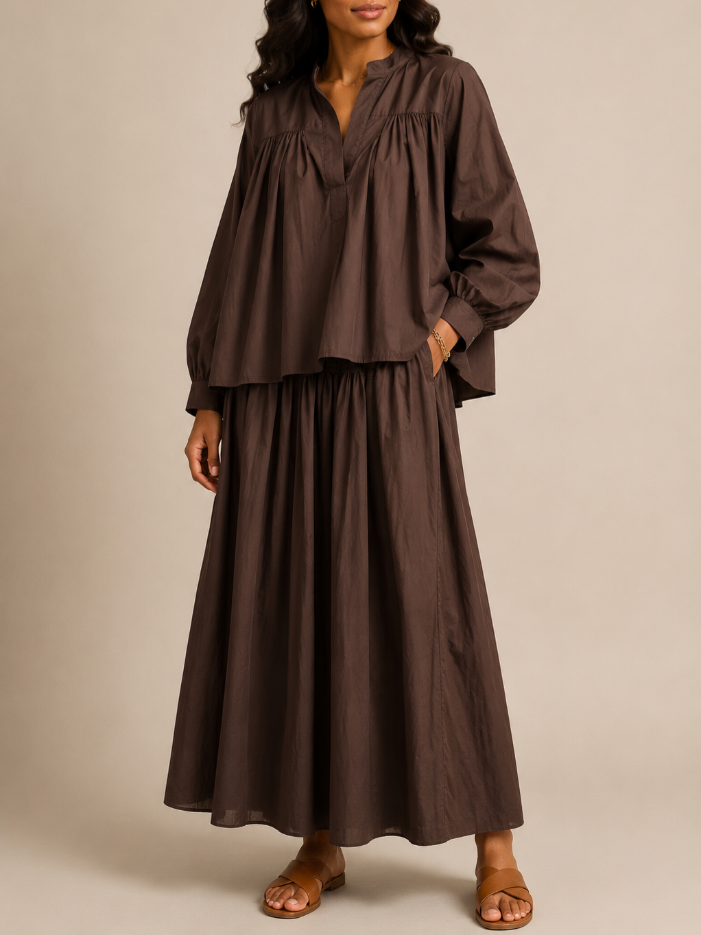 Ensemble jupe longue