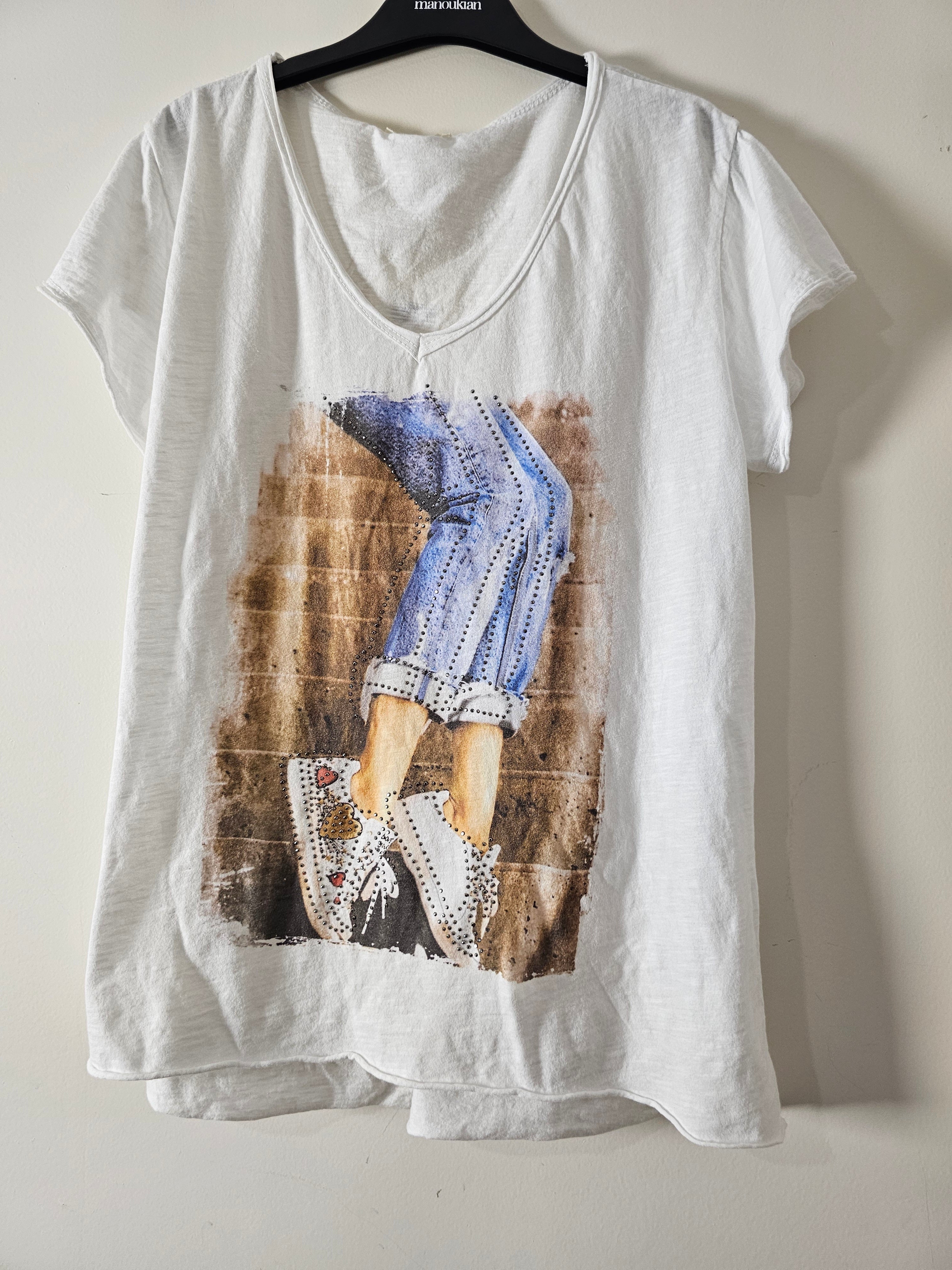 Tee-shirt blanc