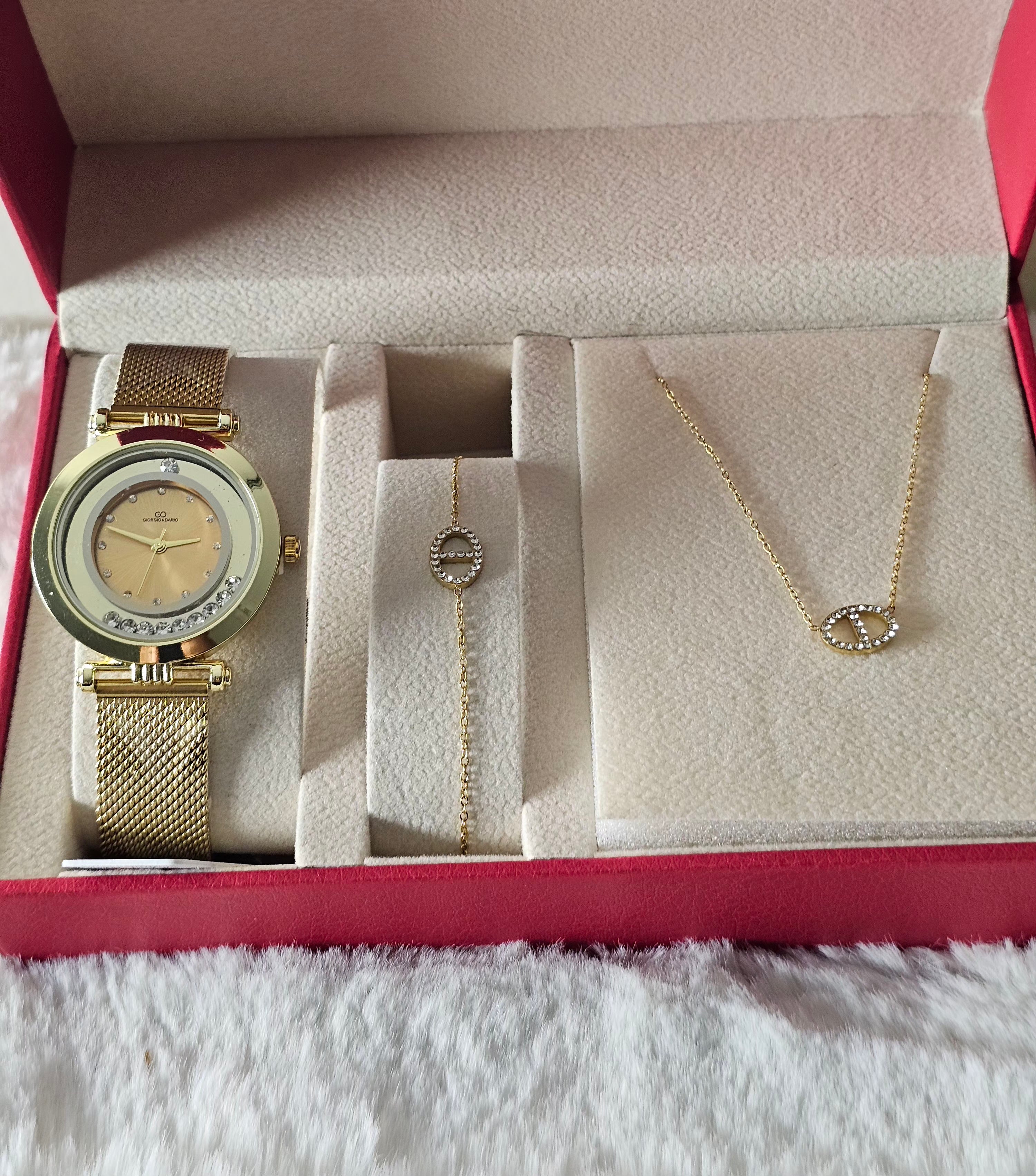 Coffret montre jade