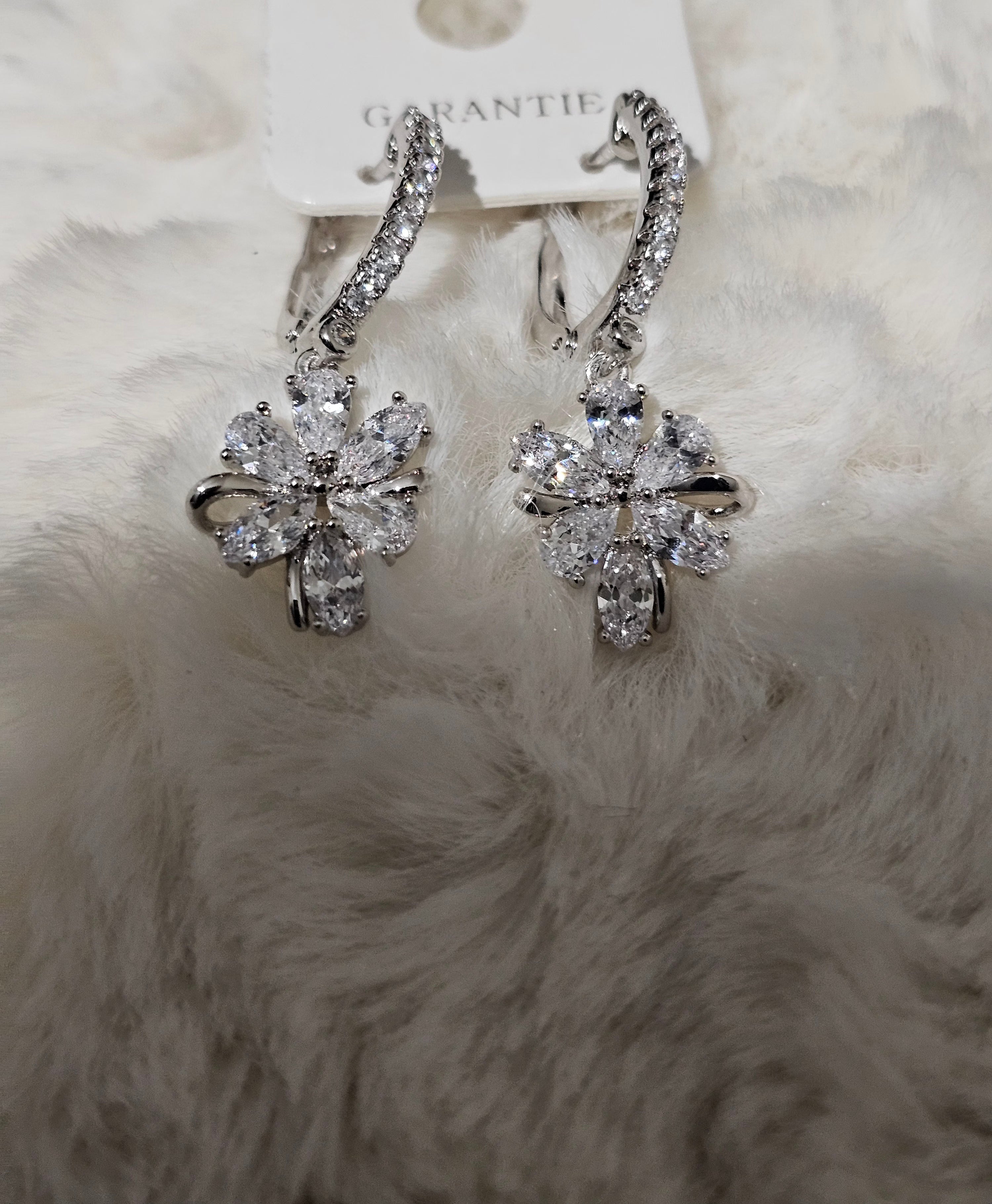 Boucles d'oreilles strass