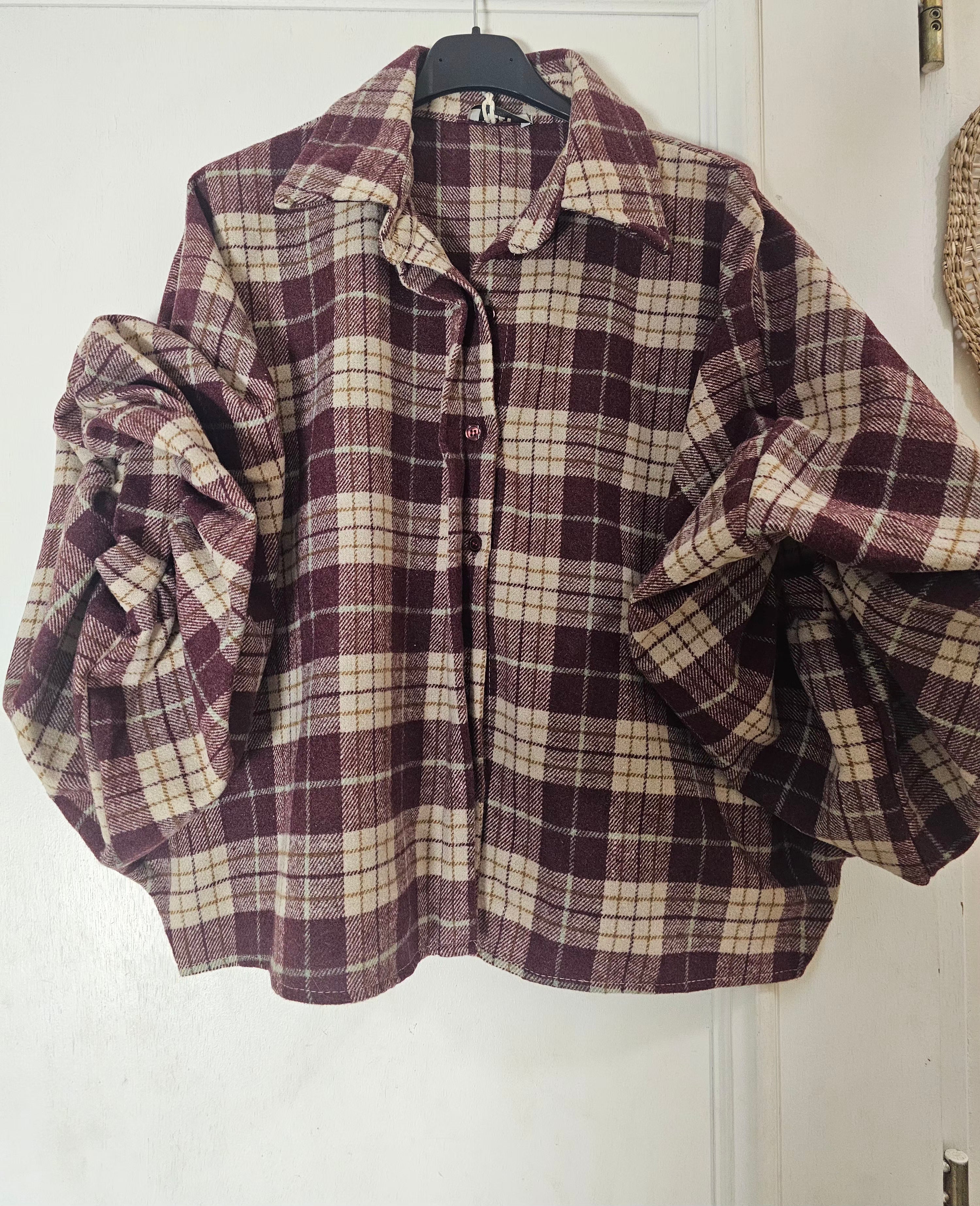 Chemise a grand carreaux
