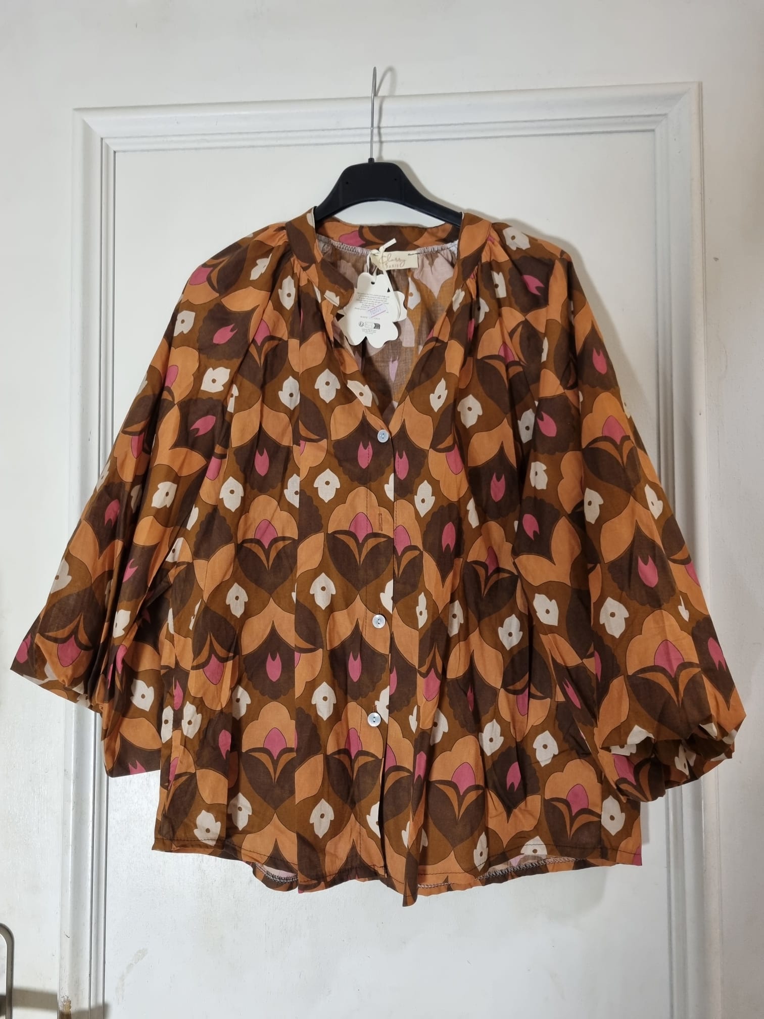 Blouse manche bouffante