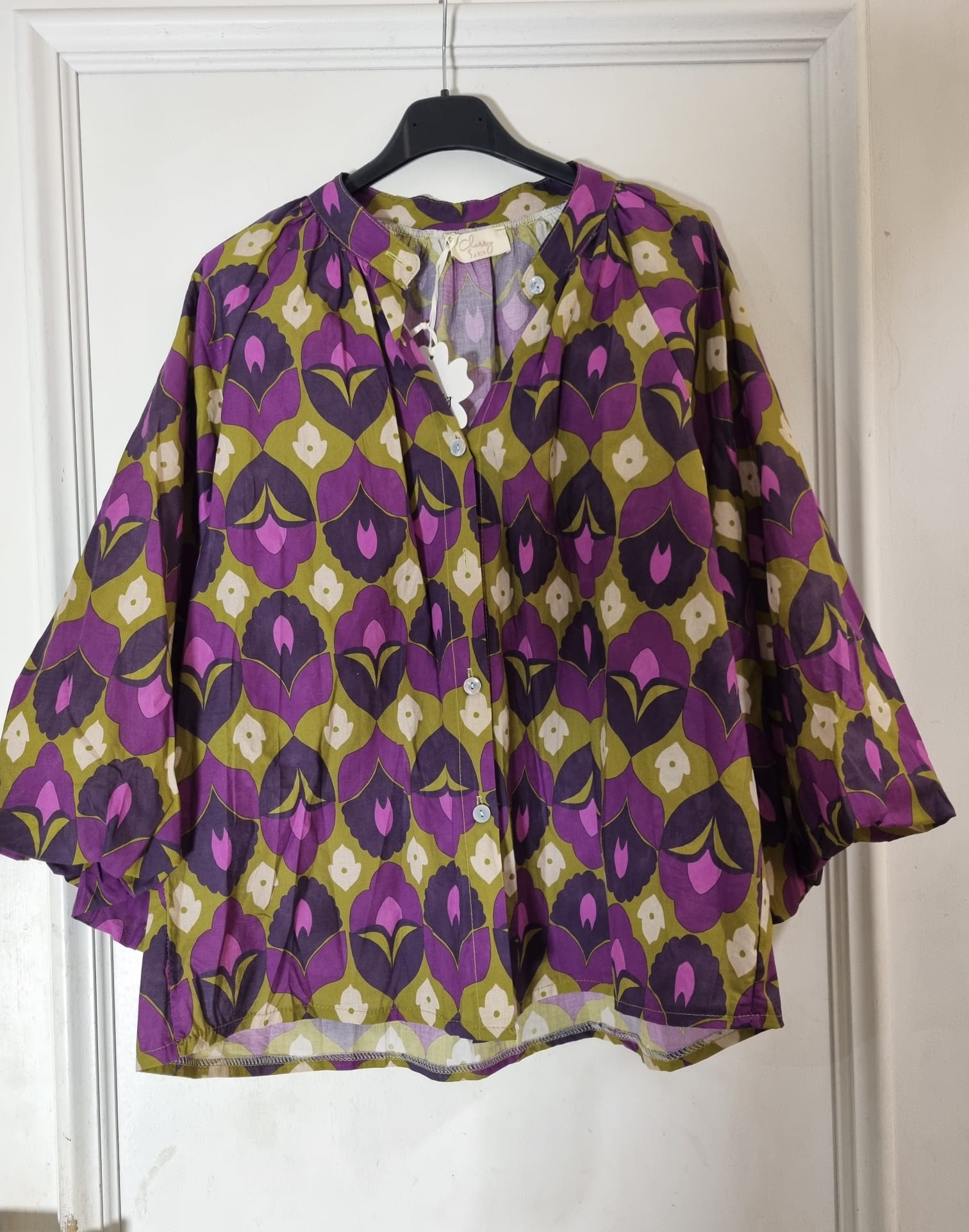 Blouse manche bouffante