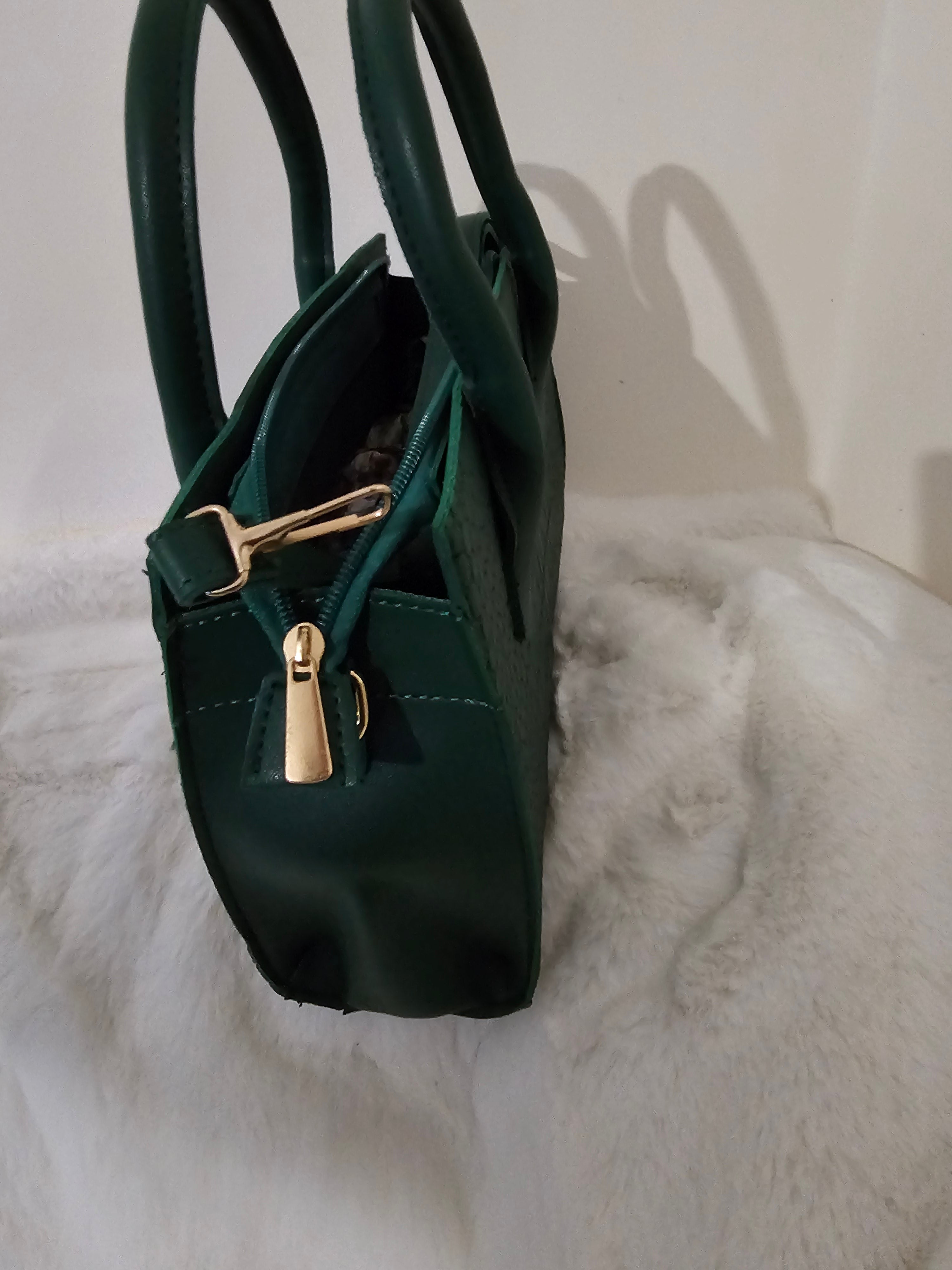 Petit sac à main verte très chic