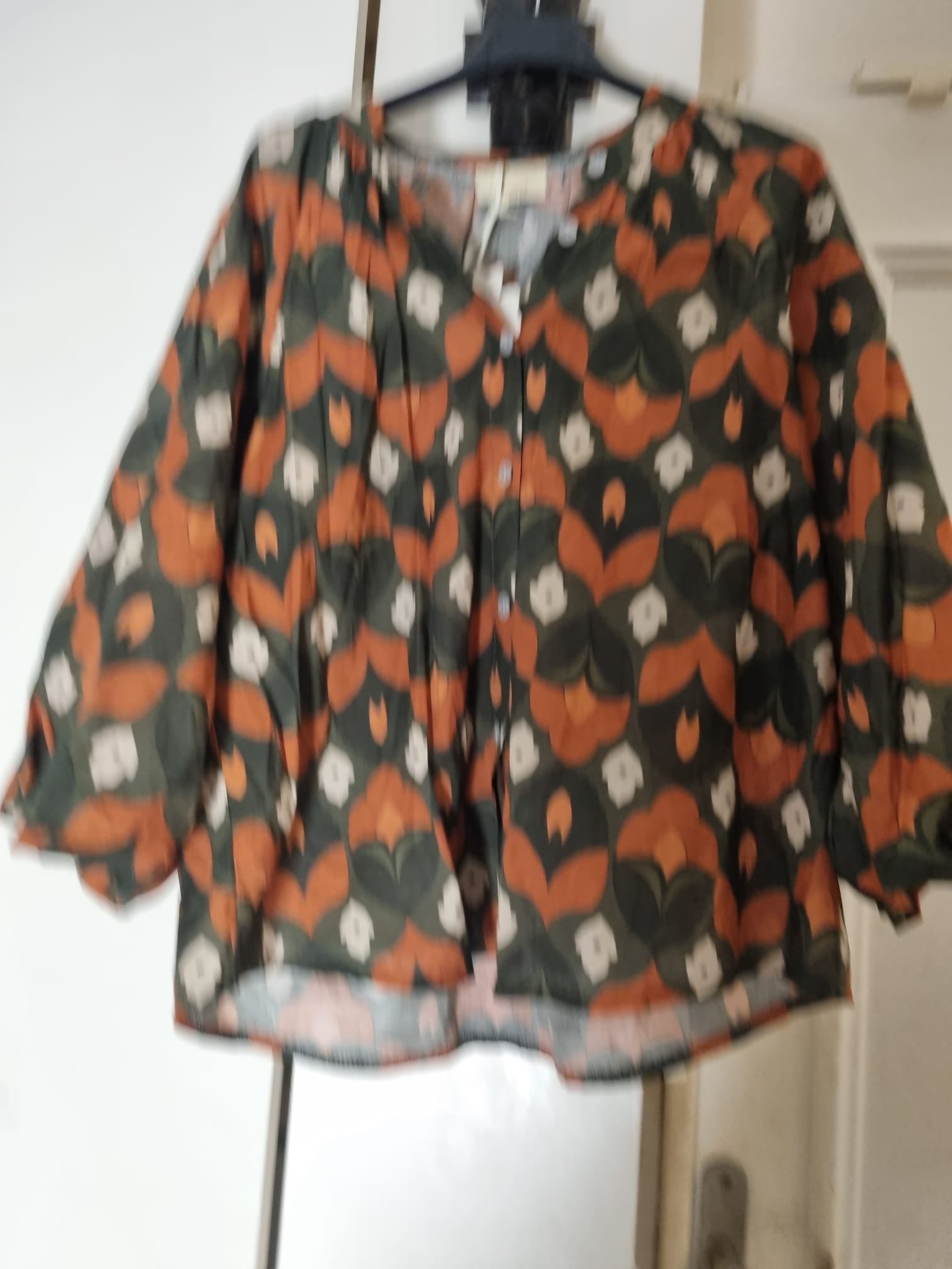 Blouse manche bouffante