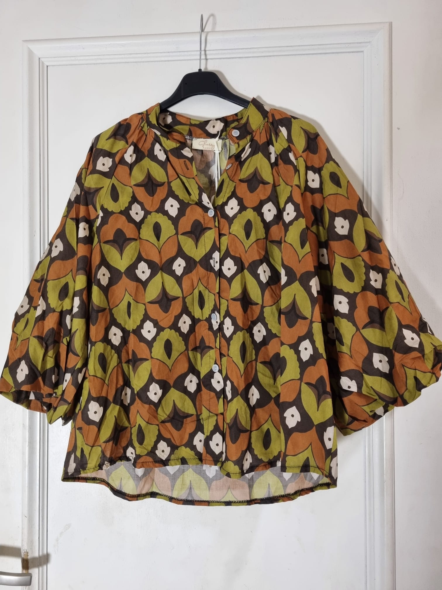 Blouse manche bouffante
