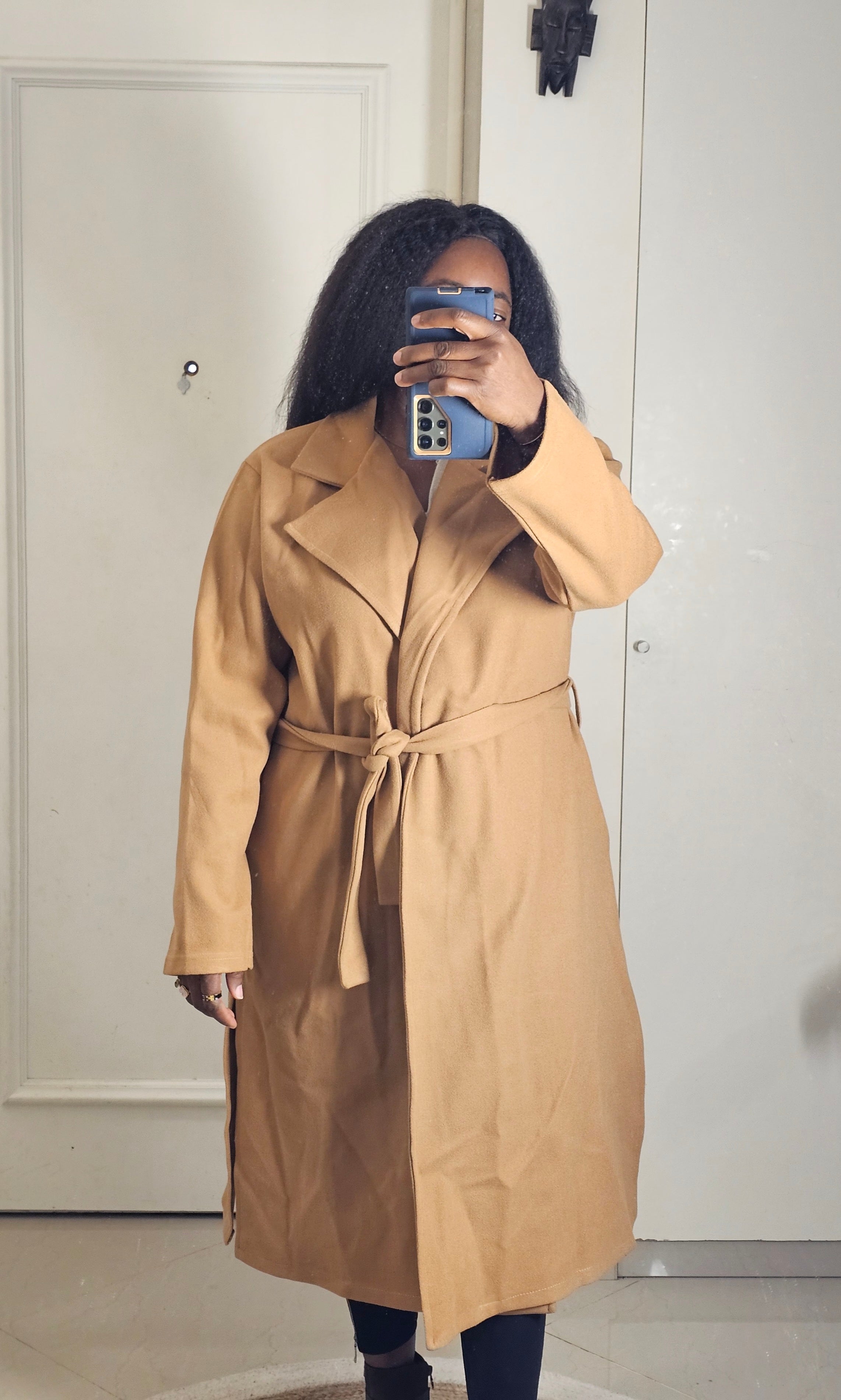 Manteau camel