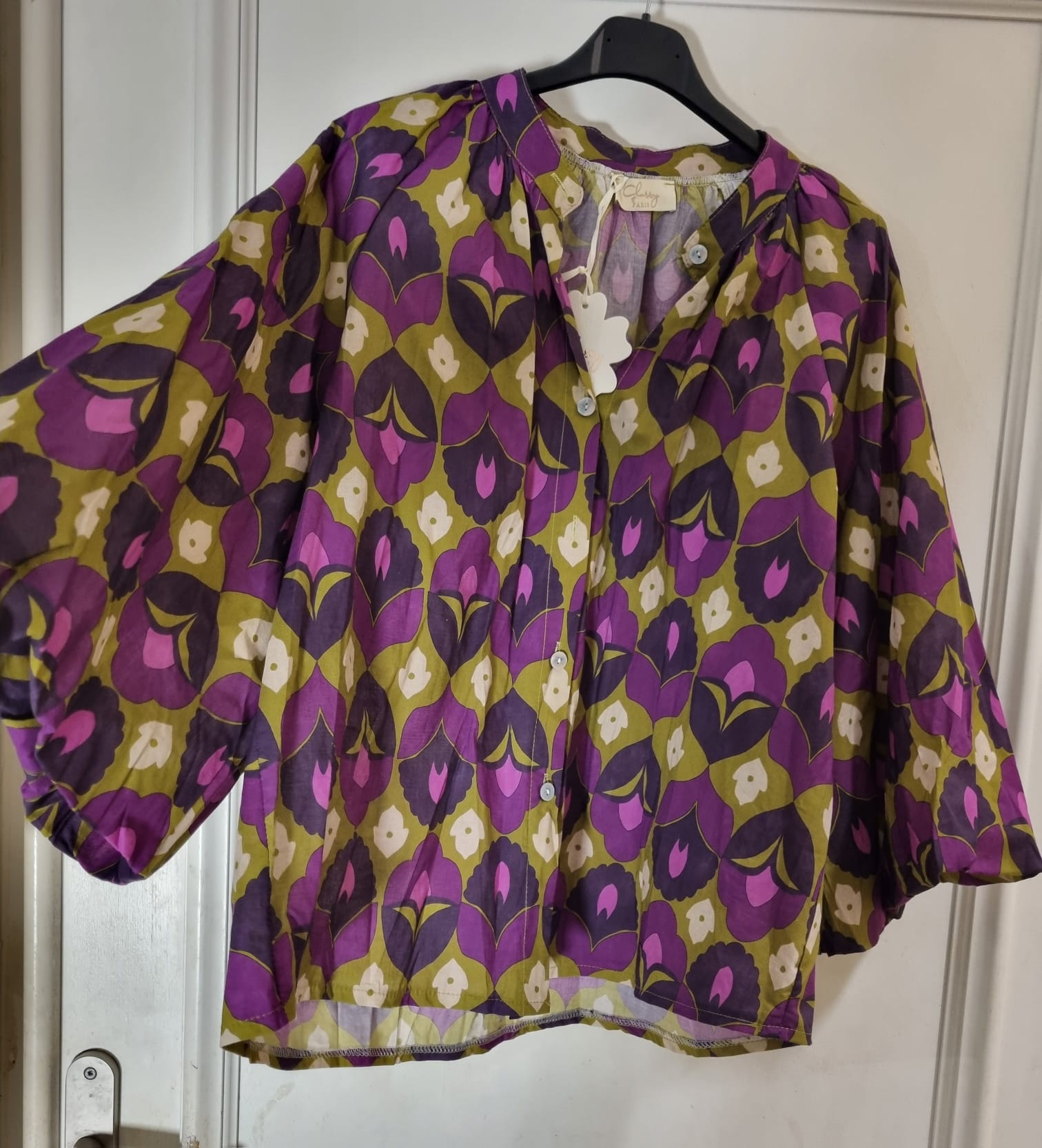 Blouse manche bouffante