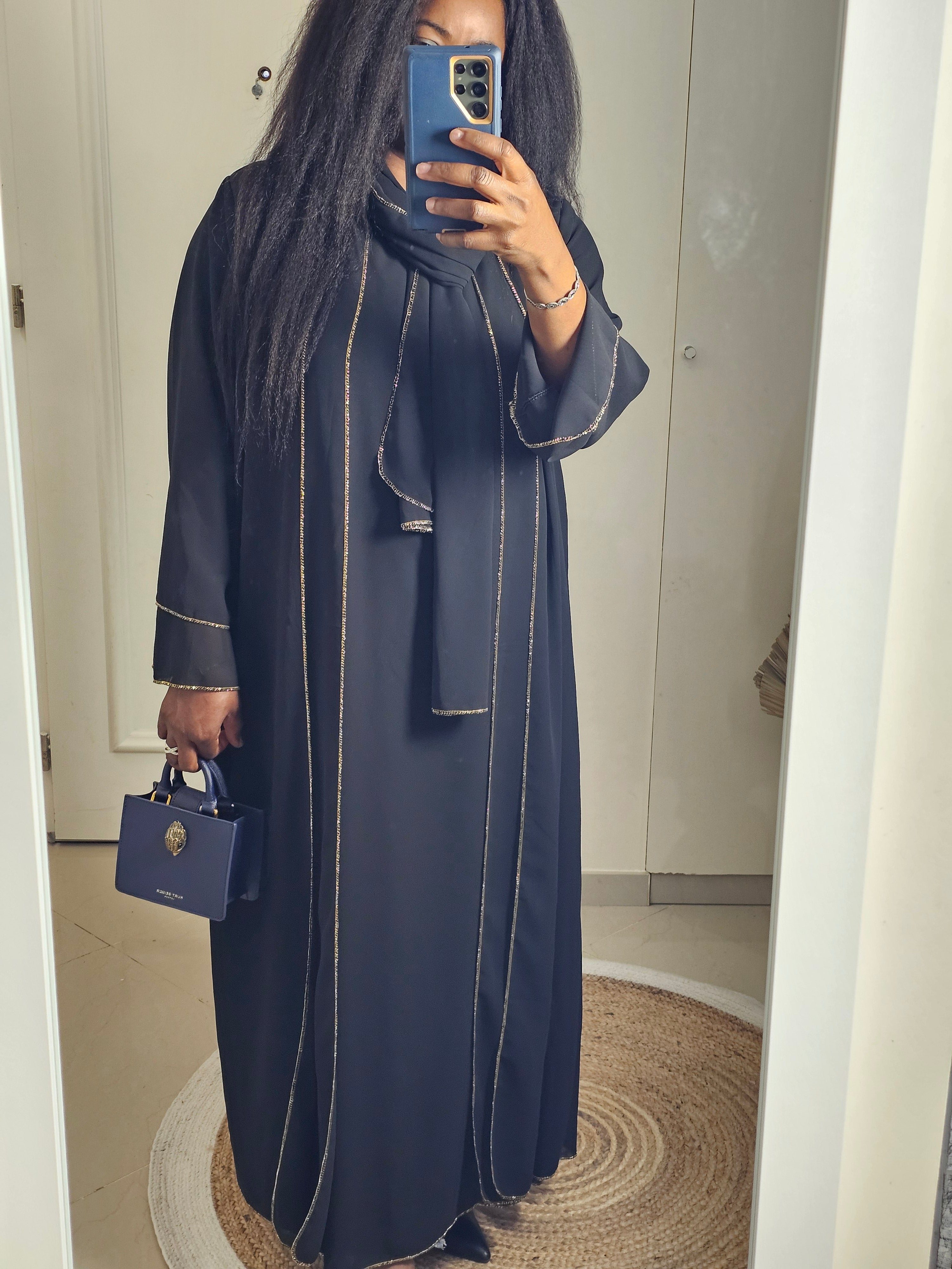 Abaya avec foulard