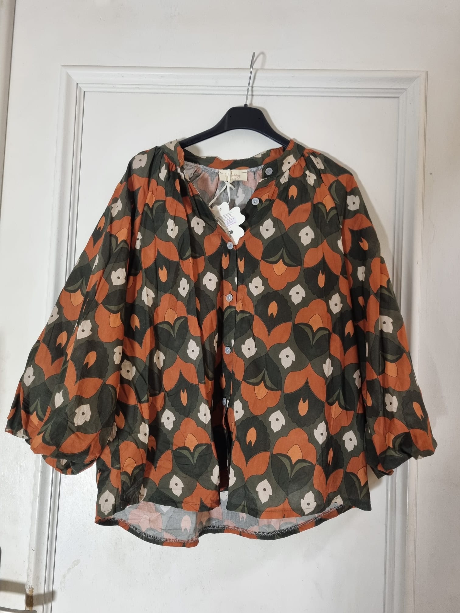 Blouse manche bouffante