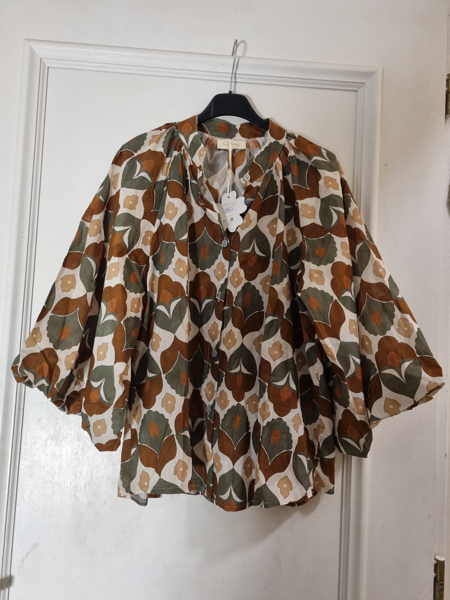 Blouse manche bouffante