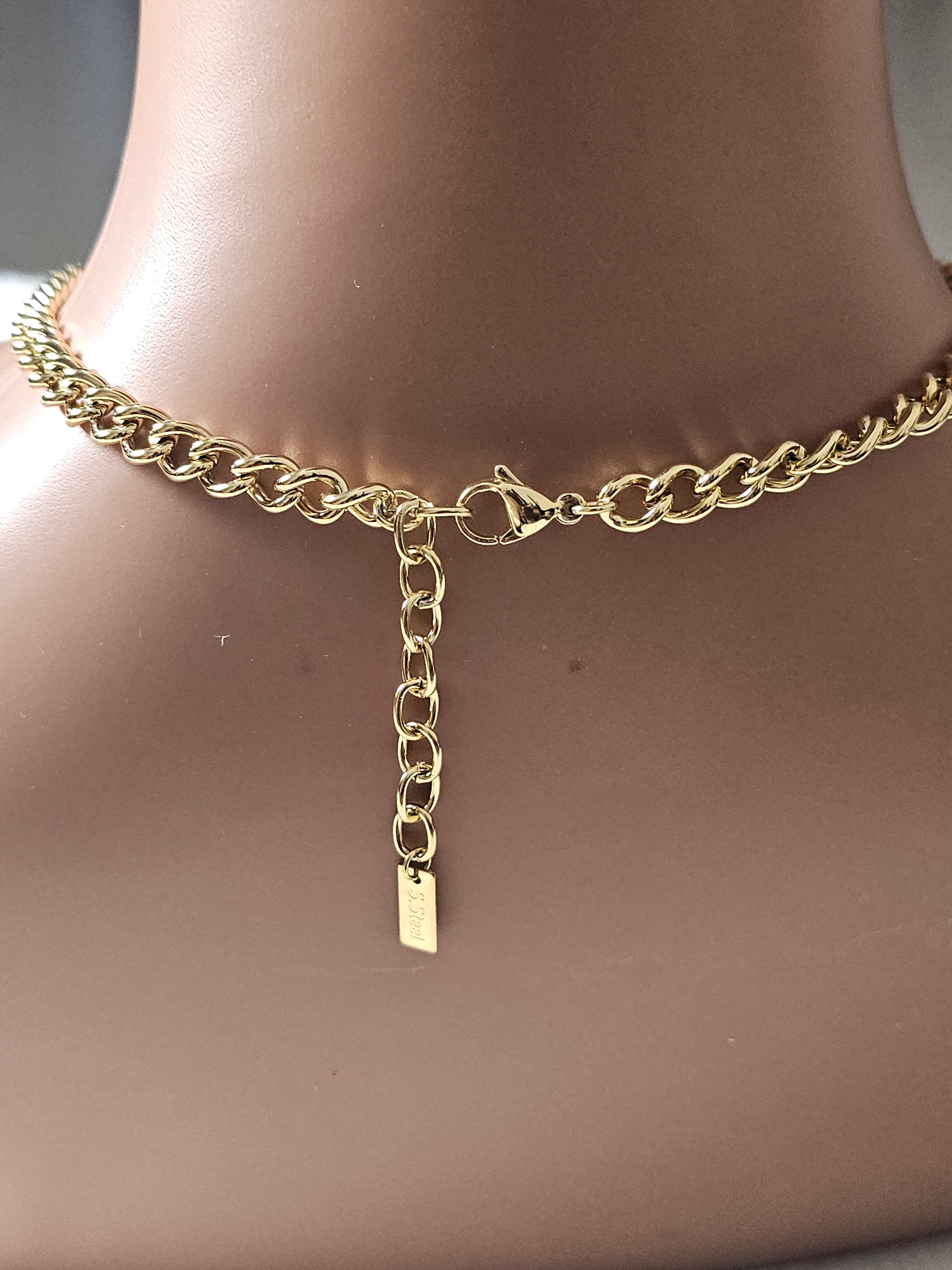 Collier lina  doré