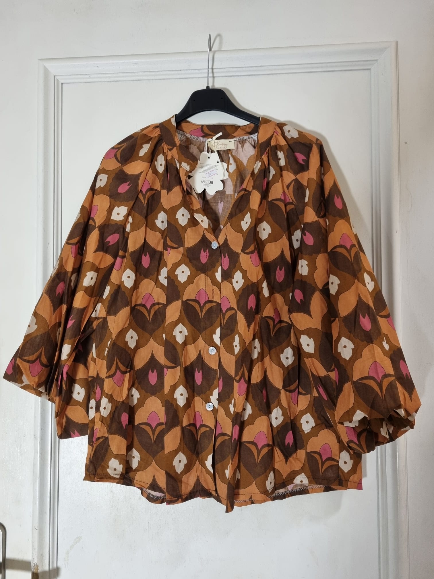 Blouse manche bouffante