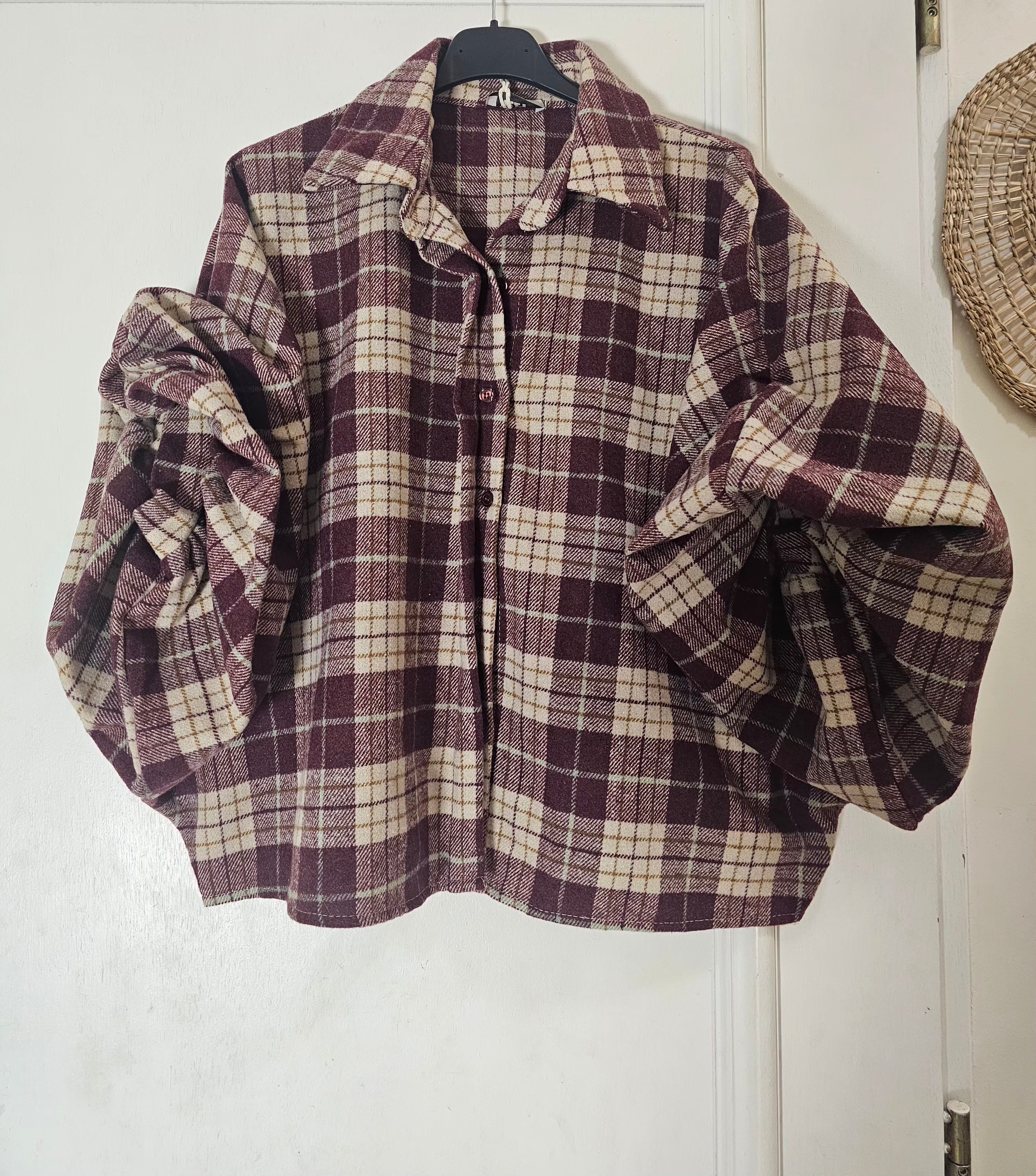 Chemise a grand carreaux